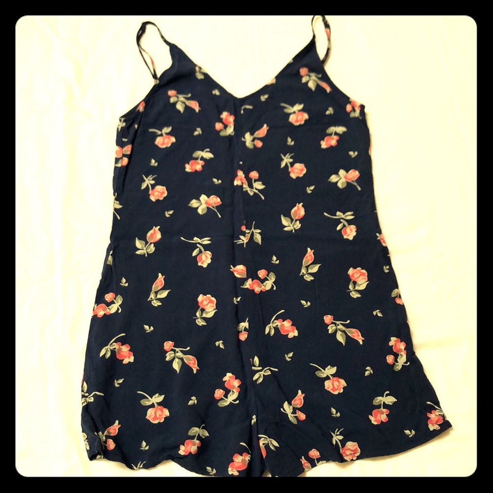Floral swim cover up romper!